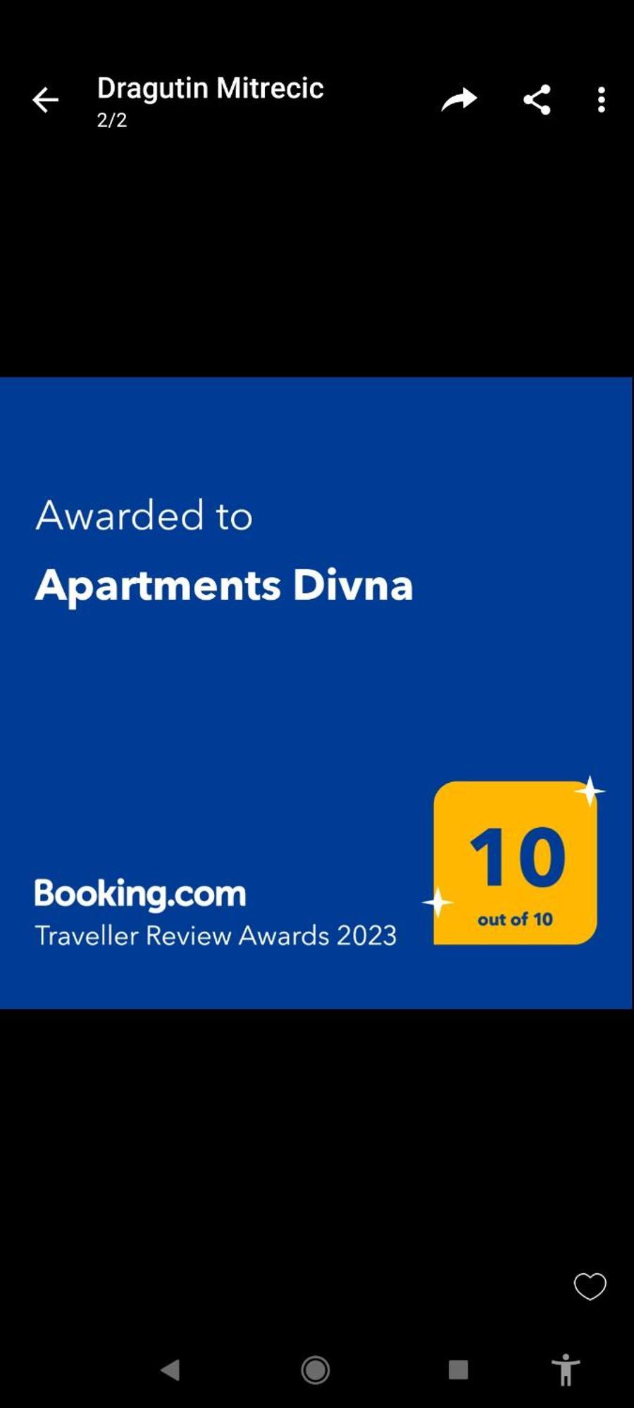 Apartments Divna Baška Voda Екстериор снимка